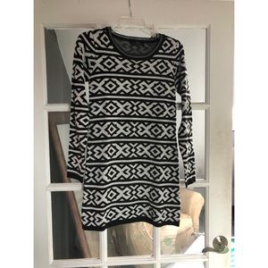 Long sleeve sweater dress